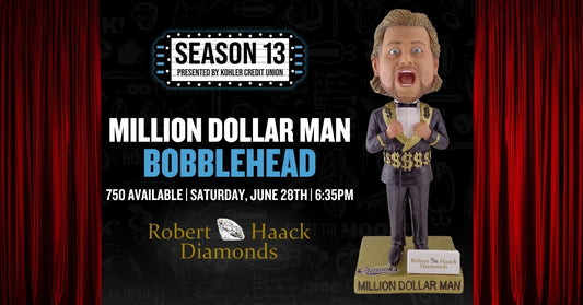 2025 Lakeshore Chinooks "Million Dollar Man" Ted DiBiase Bobblehead [With Black Suit]