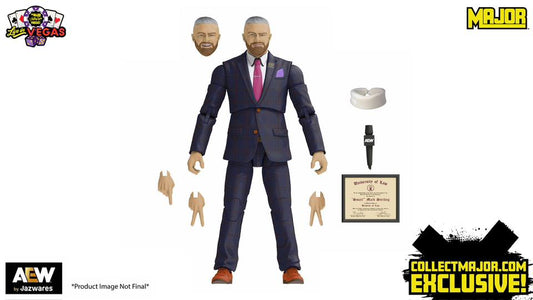 AEW Jazwares Collect Major Exclusive "Smart" Mark Sterling