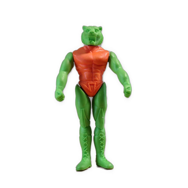 1980s Cosmos Pro-Wrestling Combination Keshigomu Tiger Mask