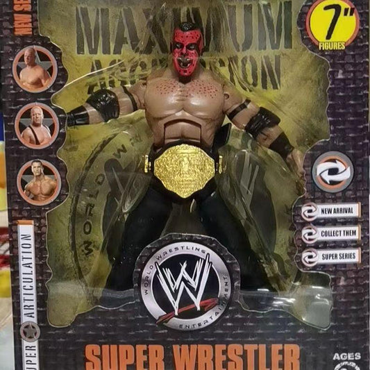 WWE Bootleg/Knockoff "Maximum Aggression" 7" Super Wrestler Boogeyman