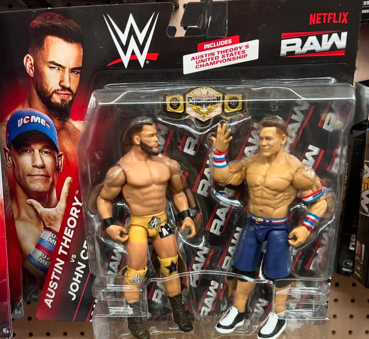 2024 WWE Mattel Main Event 2-Pack: Austin Theory vs. John Cena