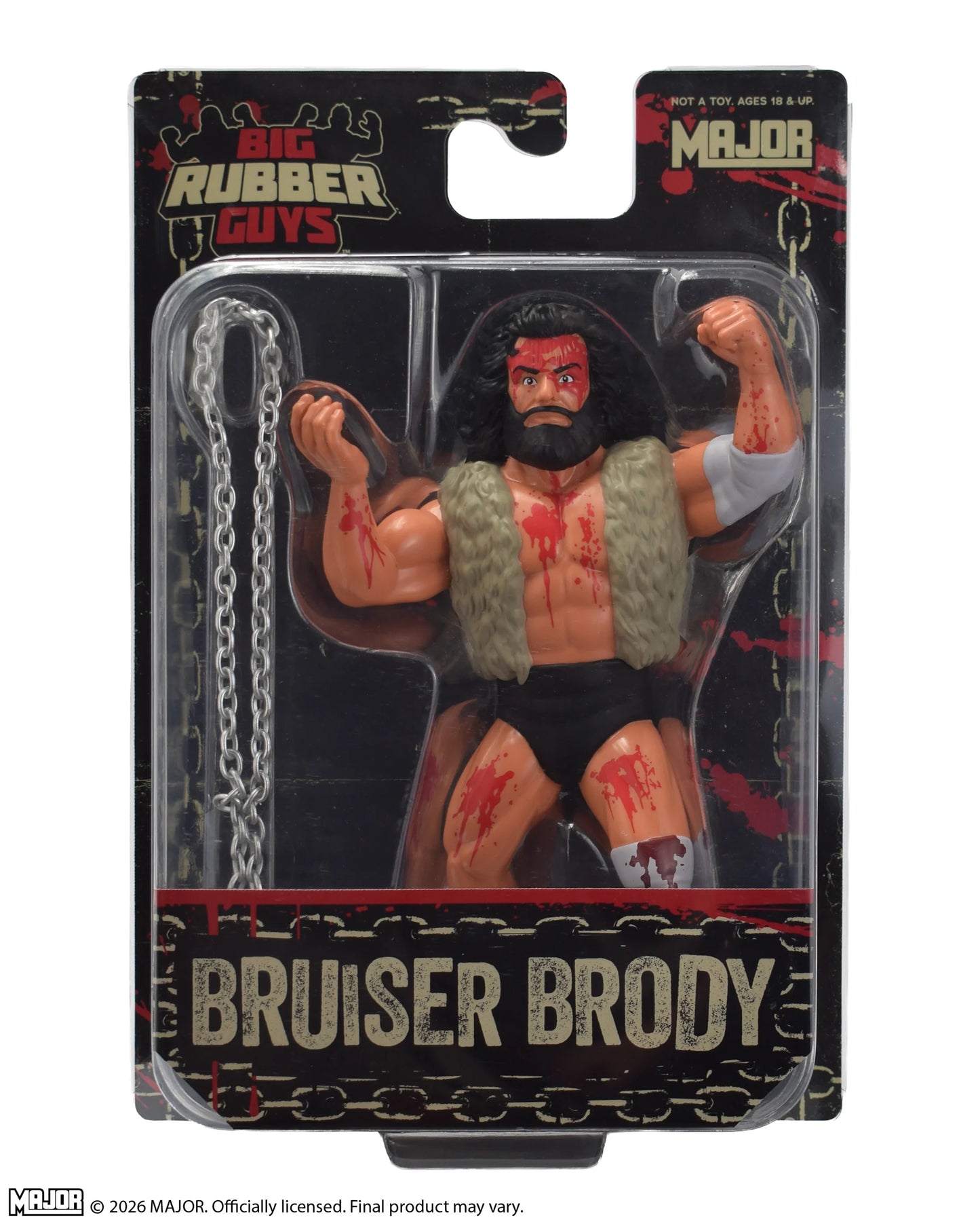 2026 MAJOR Big Rubber Guys Limited Edition Bruiser Brody [Bloody]