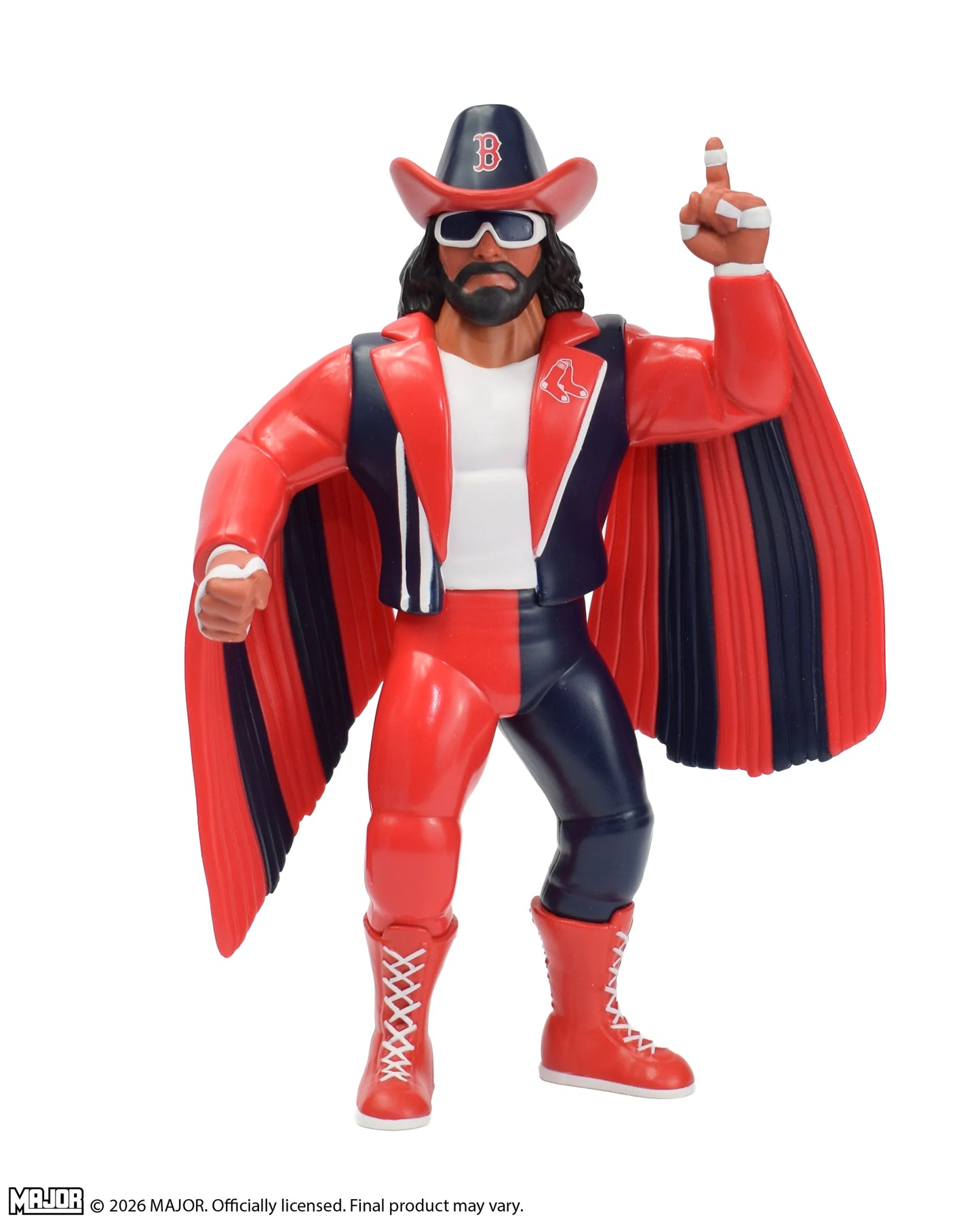 2026 MAJOR MLB x Big Rubber Guys "Macho Man" Randy Savage [Boston Red Sox]
