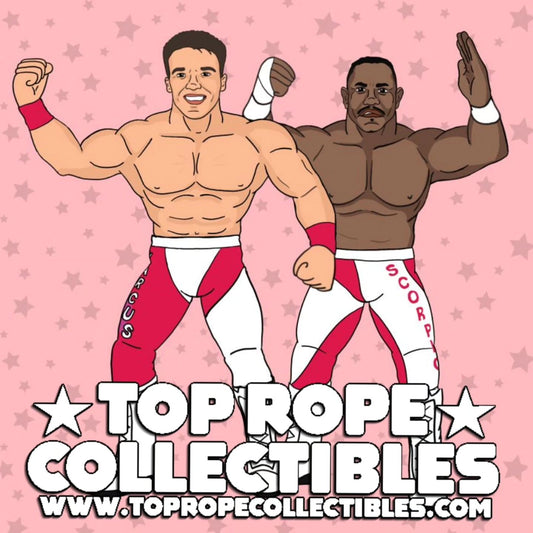 Top Rope Collectibles 2-Pack: Marcus Alexander Bagwell & 2 Cold Scorpio