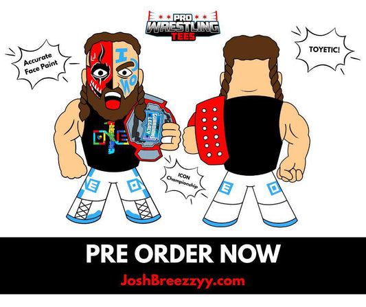 Pro Wrestling Tees Micro Brawlers Limited Edition Josh Breezzyy