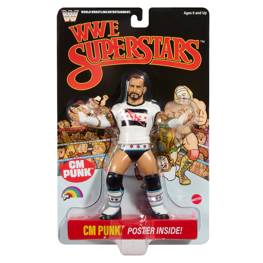 2026 Mattel LJN WWE Superstars Series 4 CM Punk [Chase]