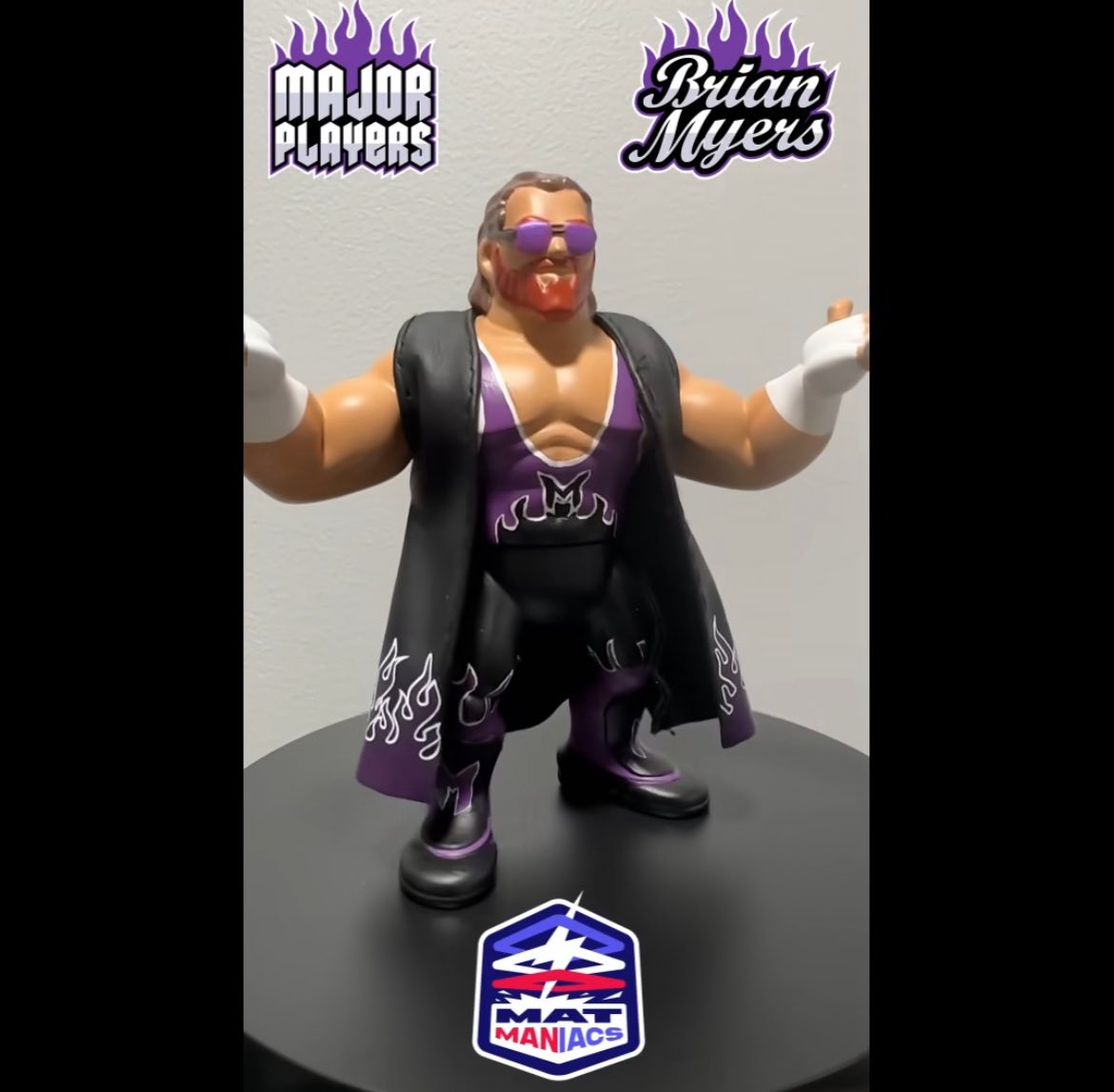 Nerd Closet Mat Maniacs Series 2 Major Players: Brian Myers & Matt Cardona