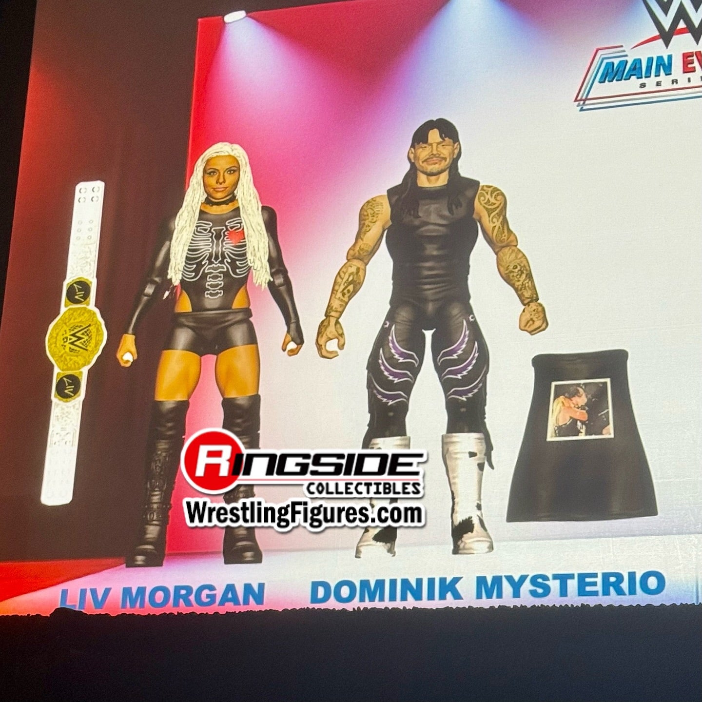 2026 WWE Mattel Main Event Showdown Series 25 Liv Morgan & "Dirty" Dominik Mysterio