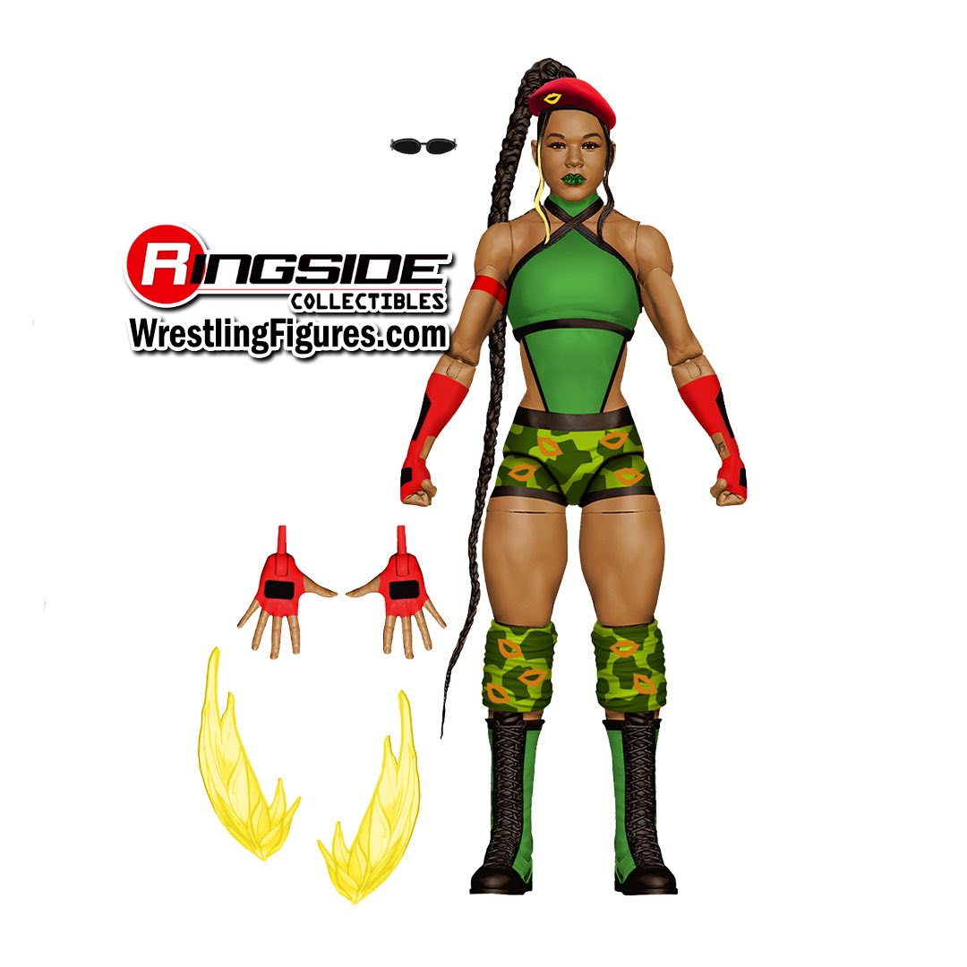 2026 WWE x Street Fighter Elite Collection Series 2 Bianca Belair as Cammy [Exclusive]