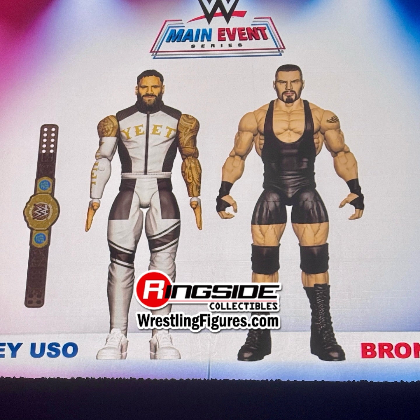 2026 WWE Mattel Main Event Showdown Series 25 Jey Uso vs. Bron Breakker