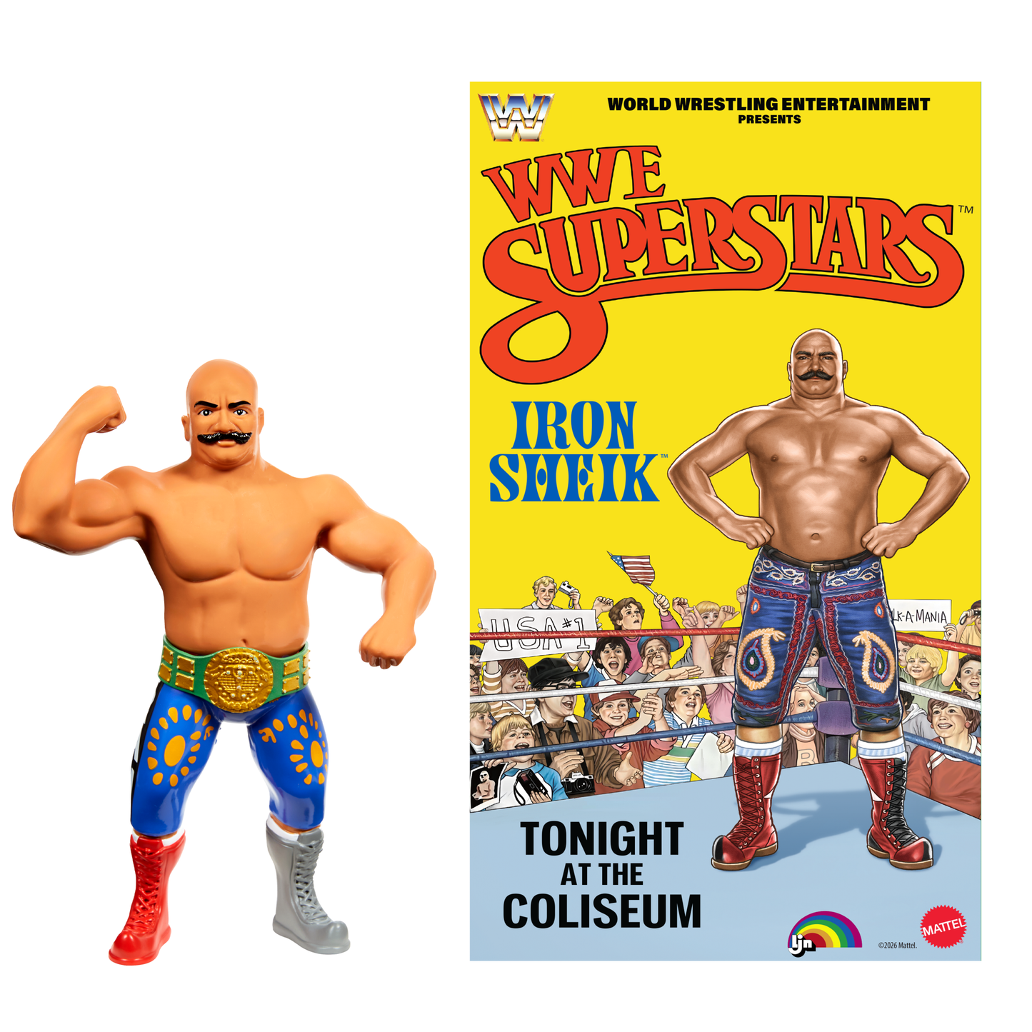 2027 Mattel LJN WWE Superstars Series 5 Iron Sheik