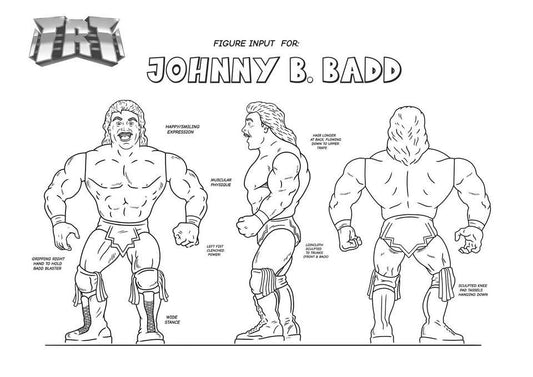 Title Run Toys Series 2 Johnny B. Badd
