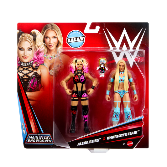 2026 WWE Mattel Main Event Showdown Series 29 Alexa Bliss & Charlotte Flair