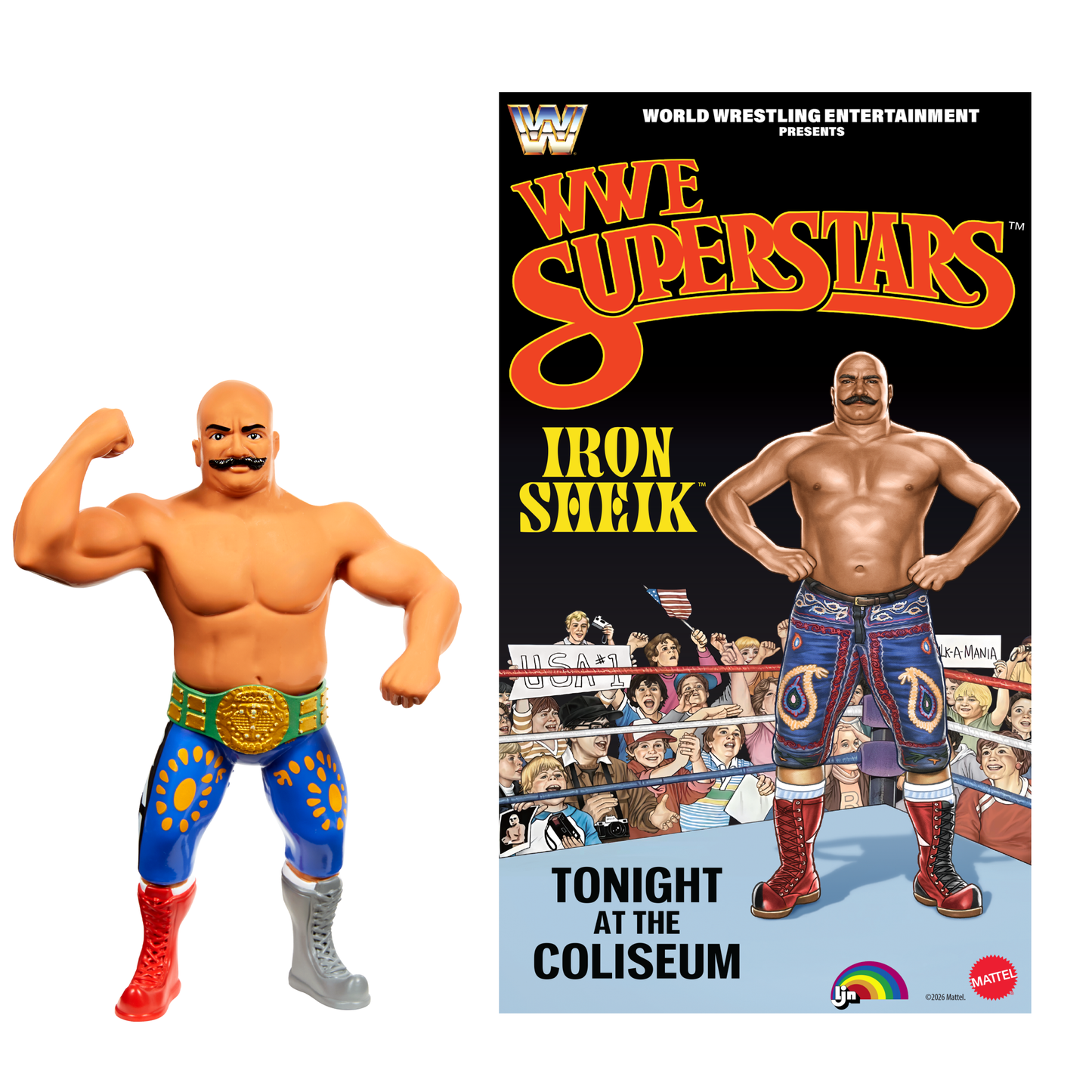 2027 Mattel LJN WWE Superstars Series 5 Iron Sheik