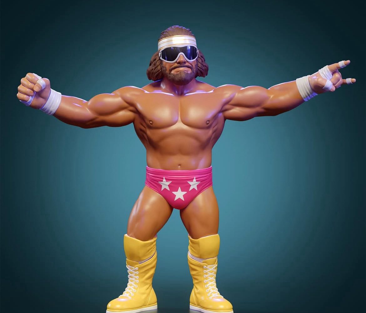 Toy Notion Wrestle Feds Series 2 "Macho Man" Randy Savage [March 1987]