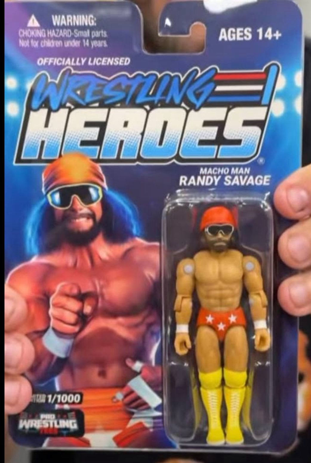 2025 Pro Wrestling Tees Wrestling Heroes Series 1 "Macho Man" Randy Savage
