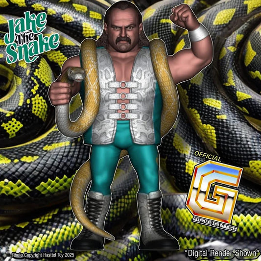 Hasttel Toy Grapplers & Gimmicks Legacy Collection Jake "The Snake" Roberts [1996 Edition]