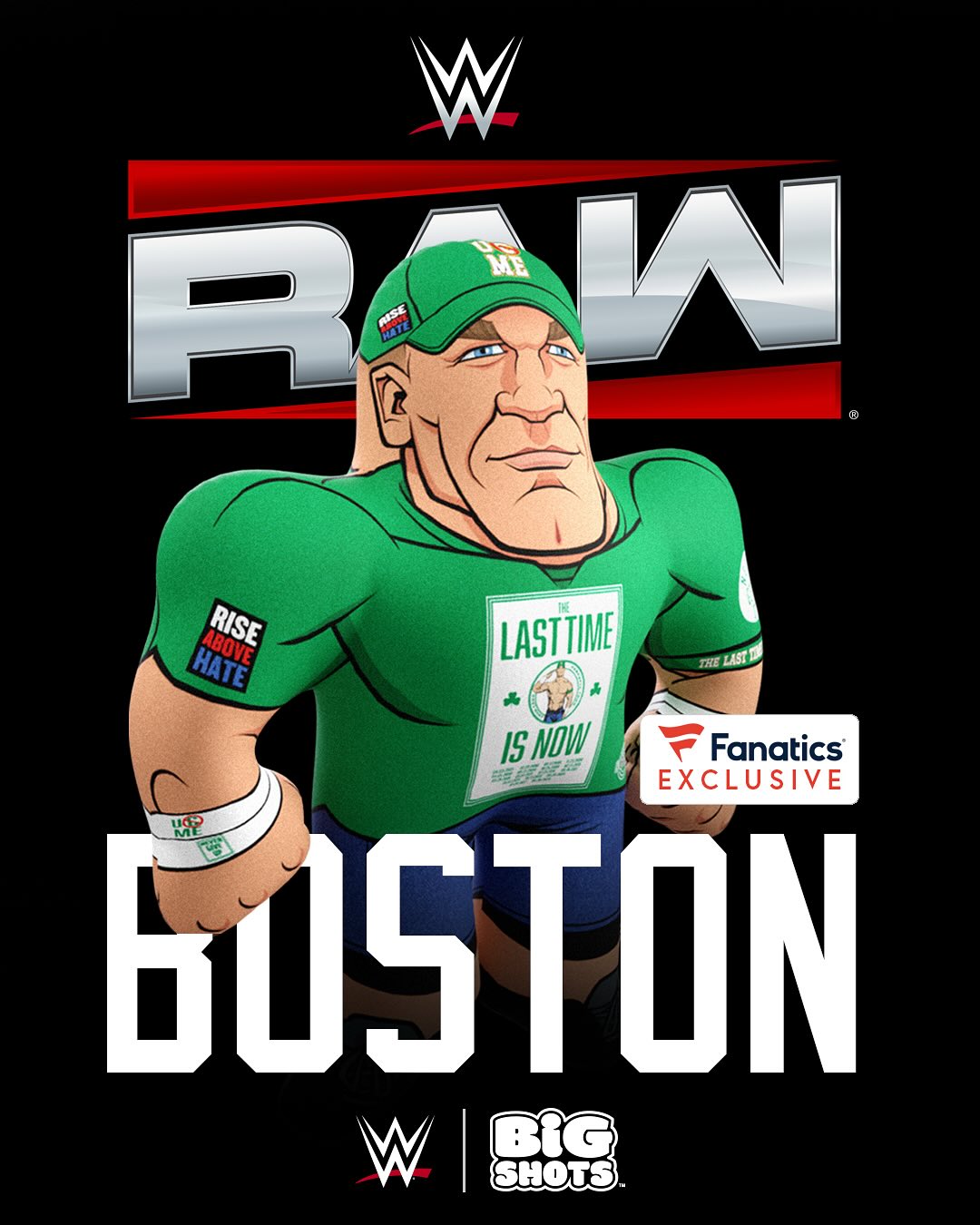 2025 WWE Big Shots John Cena [Farewell Tour Boston]