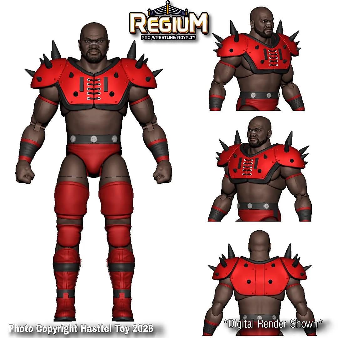 Hasttel Toy Regium Series 1 Ahmed Johnson