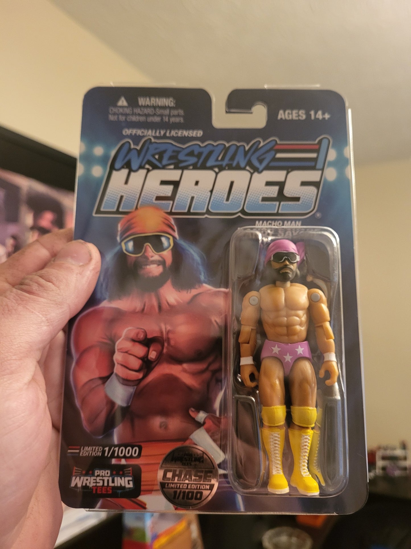 2025 Pro Wrestling Tees Wrestling Heroes Series 1 "Macho Man" Randy Savage [Chase]