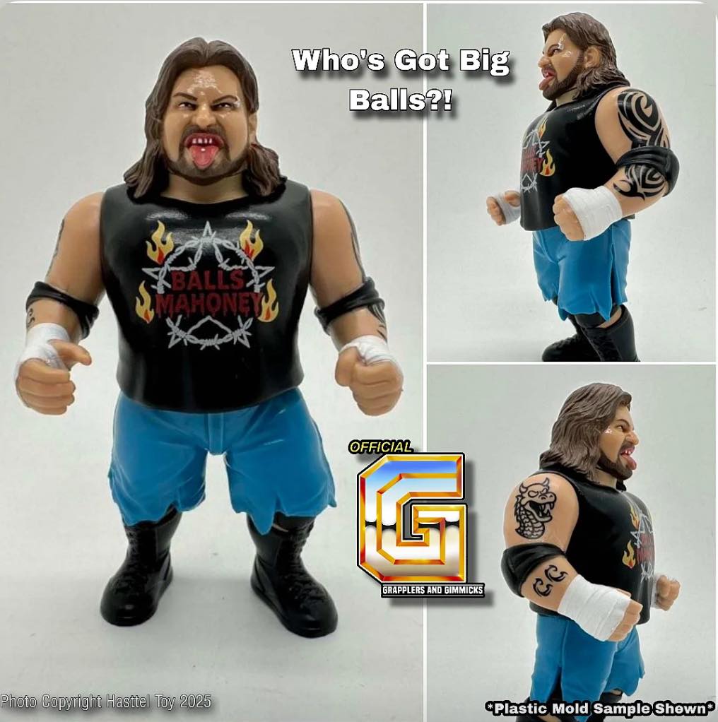 2026 Hasttel Toy Grapplers & Gimmicks Balls Mahoney – Wrestling