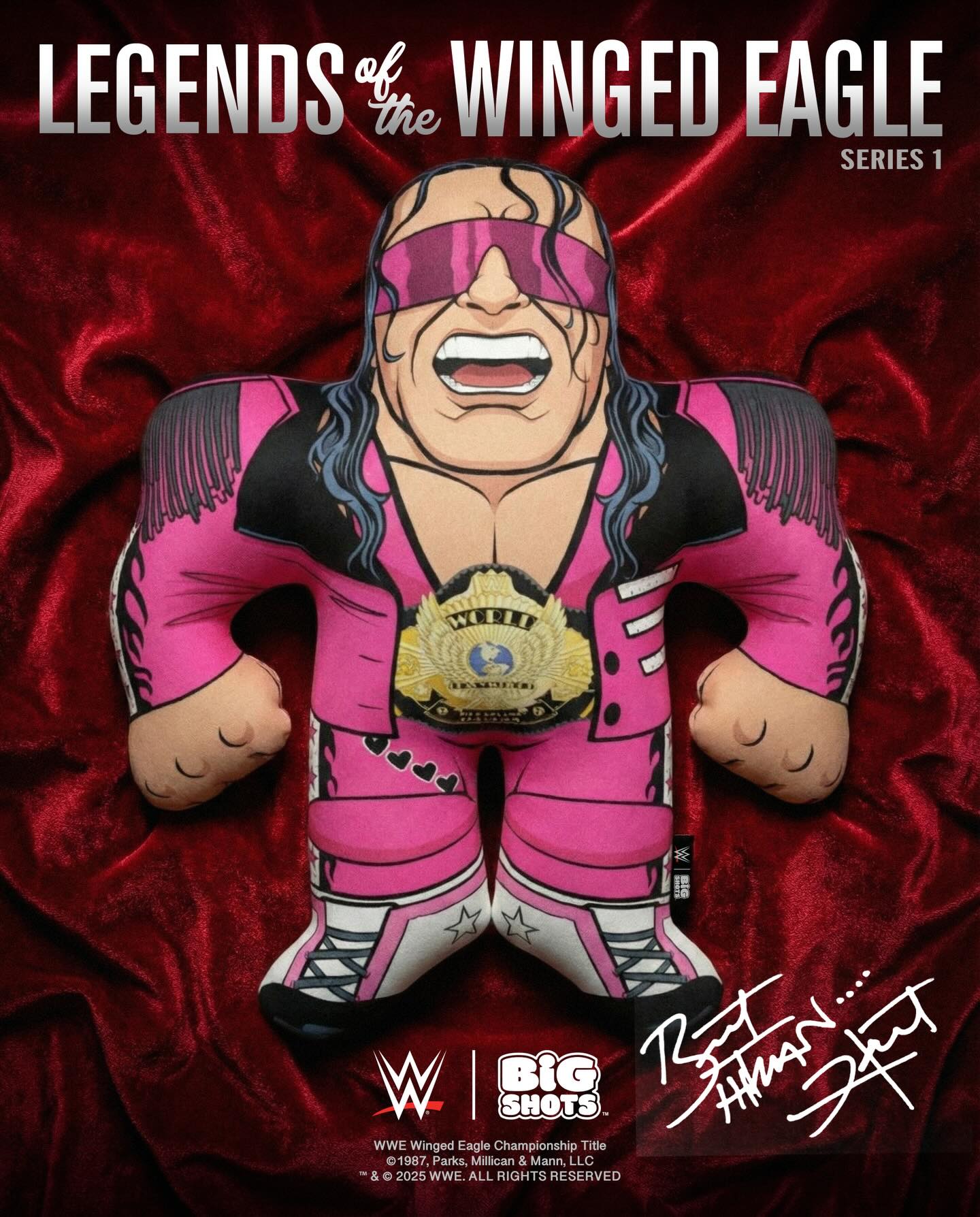 2026 WWE Big Shots Legends of the Winged Eagle Series 1 Bret "Hitman" Hart