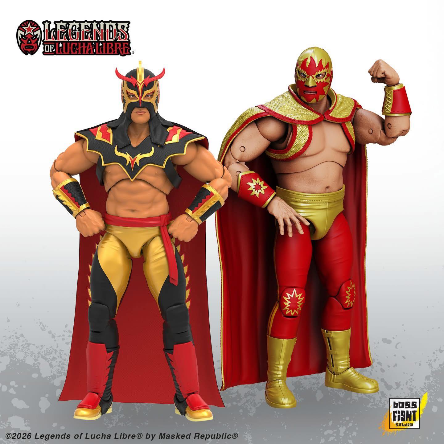 Boss Fight Studio Legends of Lucha Libre Premium Collector Figures Series 5 Solar