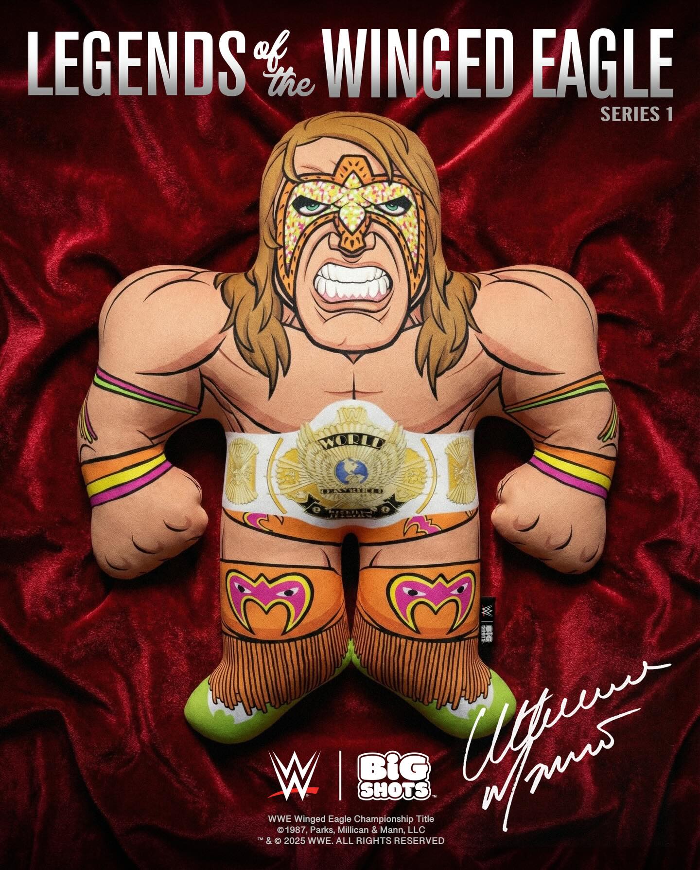 2026 WWE Big Shots Legends of the Winged Eagle Series 1 Ultimate Warrior