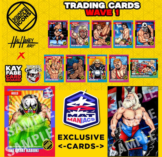 Nerd Closet Mat Maniacs 2-Pack: Jimmy Valiant & Great Kabuki