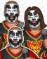 FC Toys Wrestle-Something Wrestlers Insane Clown Posse: Shaggy 2 Dope & Violent J [With Red Gear]