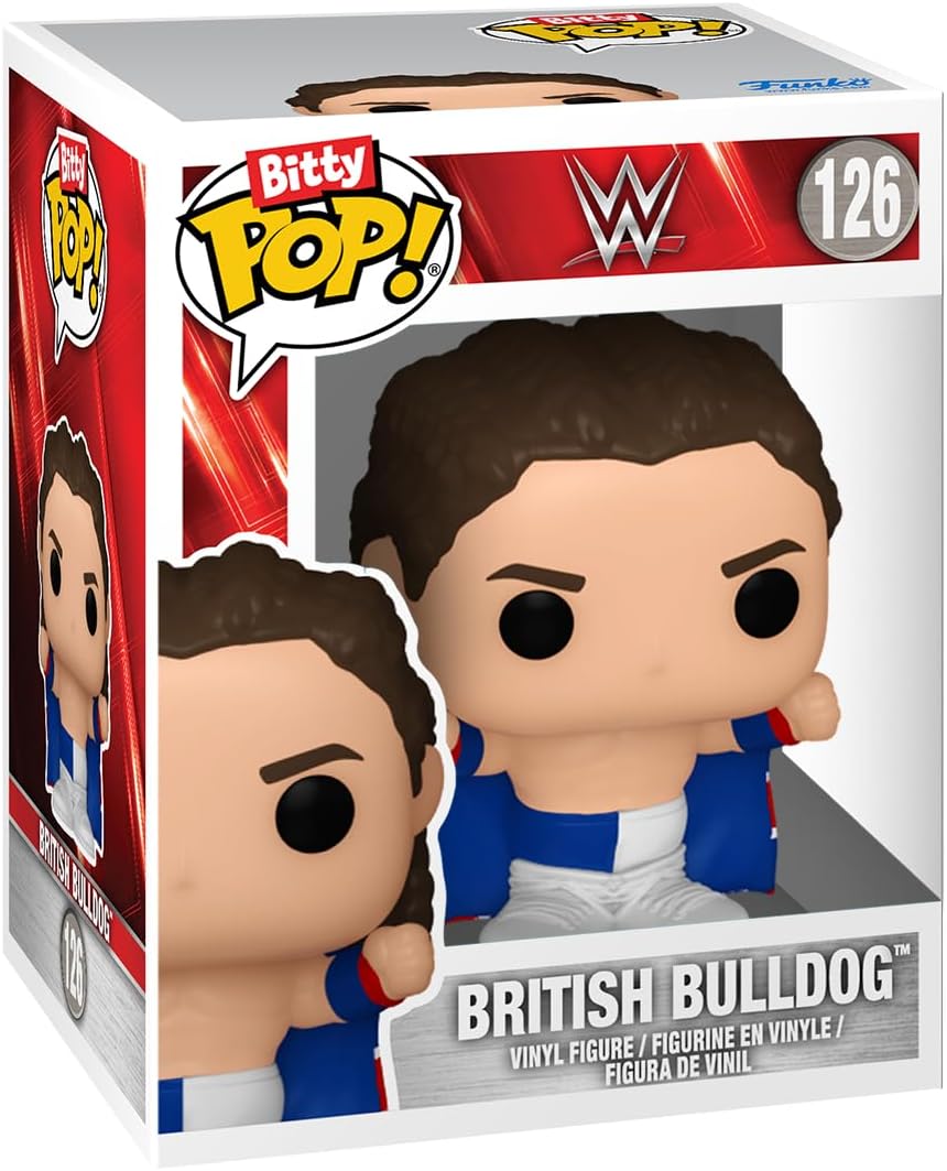 2024 WWE Funko Bitty POP! 4-Pack: Undertaker, British Bulldog, Batista & Mystery