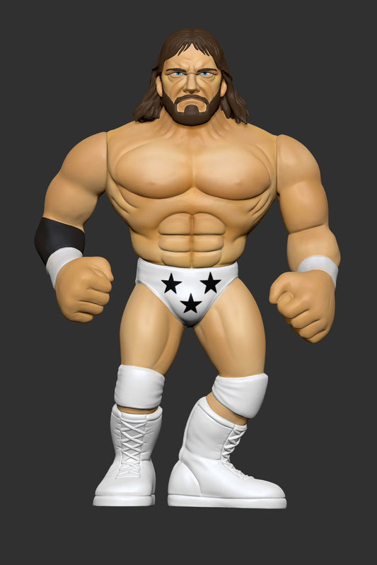 LaToonie Wrestling Wrestlematic Series TBD 4.5" Scale Macho Man Randy Savage [With White Trunks]