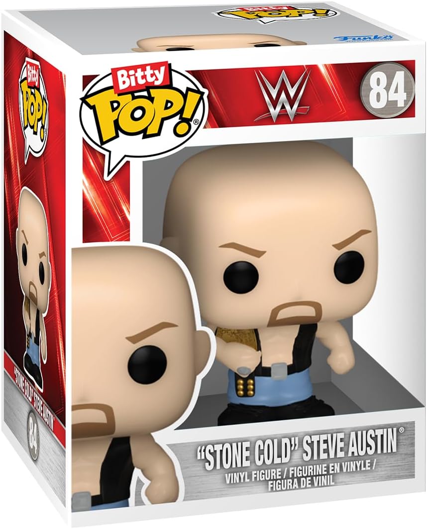 Funko Bitty Pop WWE 4pk -The Undertaker, British Bulldog, Batista, and a Mystery Bitty Pop! Figure | Bargains Funko Bitty Pop WWE 4pk -The Undertaker, British Bulldog, Batista, and a Mystery Bitty Pop! Figure | Bargains