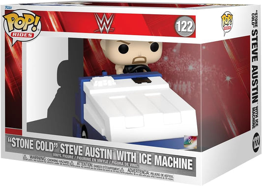 2023 WWE Funko POP! Vinyls Rides 122 "Stone Cold" Steve Austin With Ice Machine