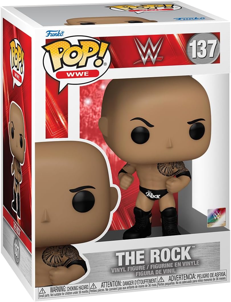 2023 WWE Funko POP! Vinyls 137 The Rock – Wrestling Figure Database