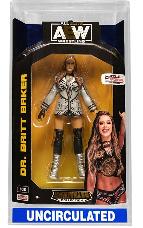 2024 AEW Jazwares Unrivaled Collection Collect Forever Exclusive #02 Dr. Britt Baker