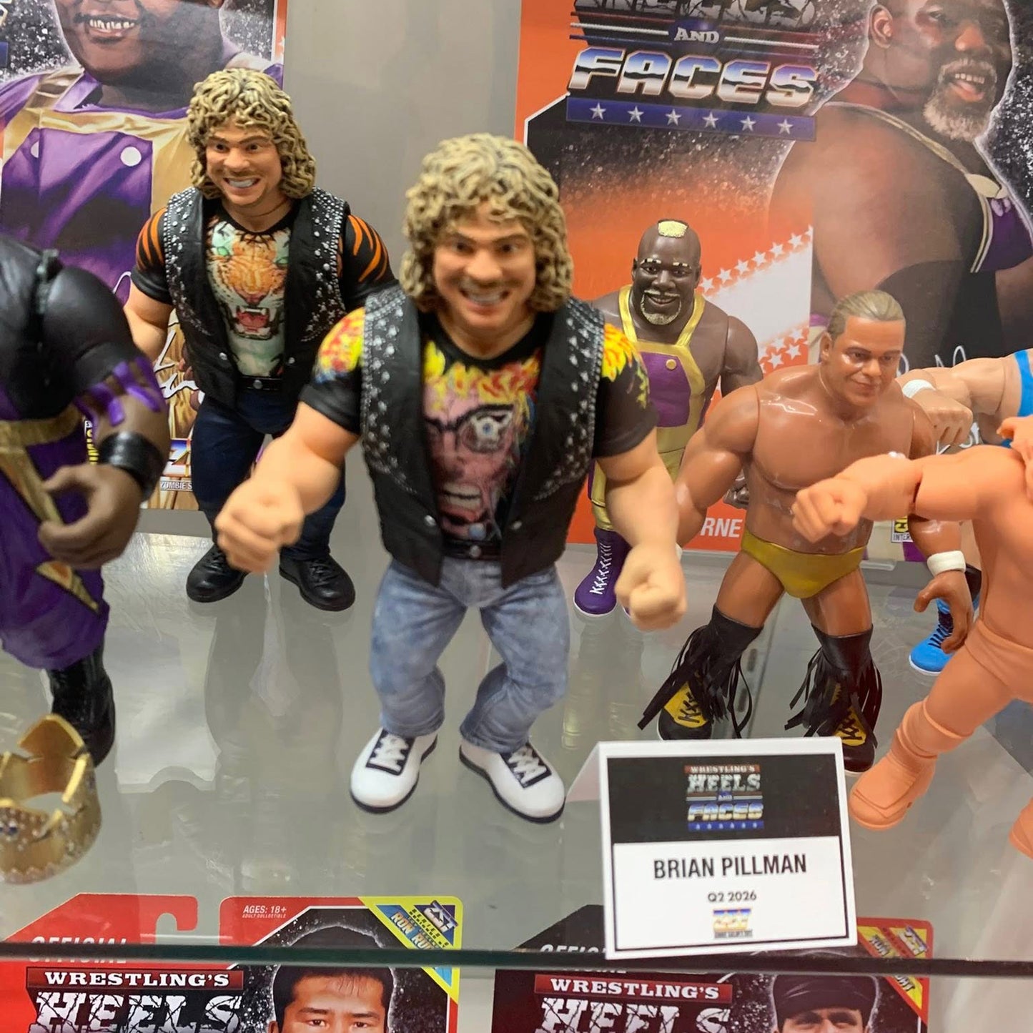Zombie Sailor's Toys Wrestling's Heels & Faces Brian Pillman [With Tiger Shirt]