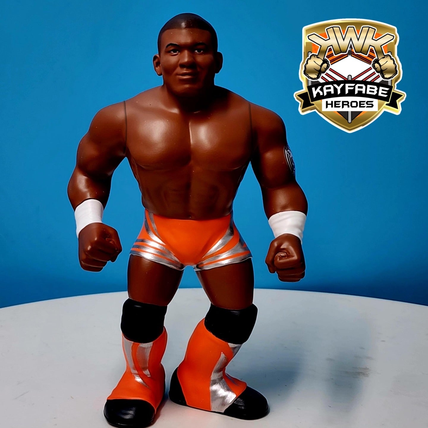 KWK Kayfabe Heroes Series TBD Shelton Benjamin [With Orange Trunks]