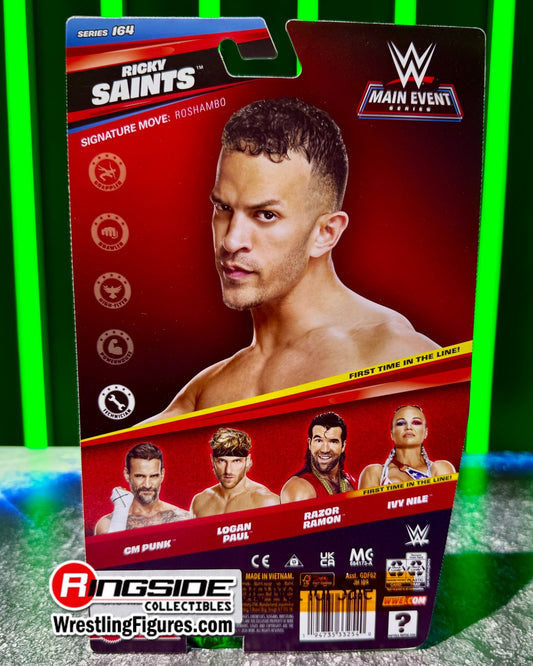 2026 WWE Mattel Main Event Series 164 Ricky Saints