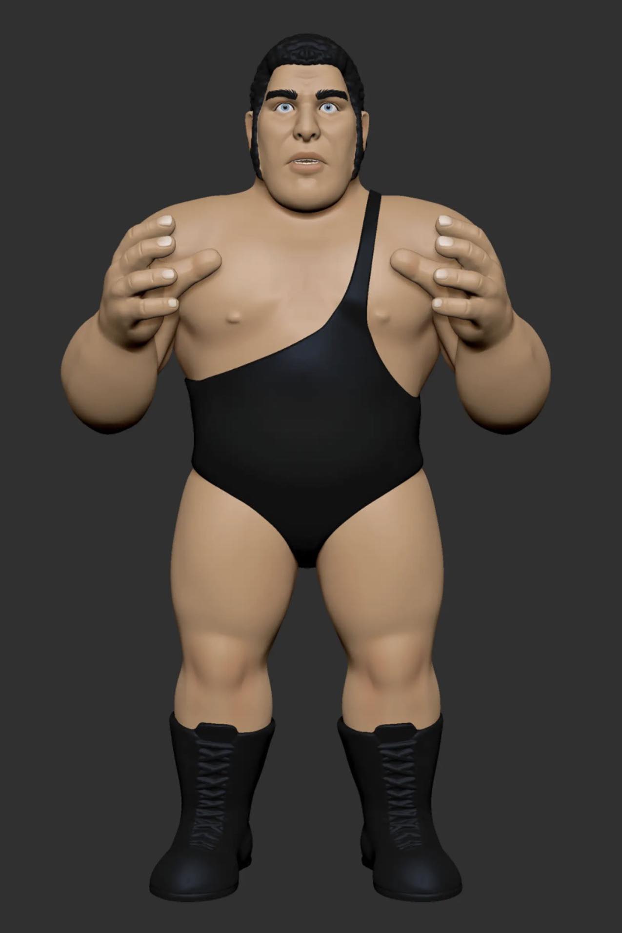 LaToonie Wrestling Everest Series 12" Scale Andre the Giant [With Singlet]