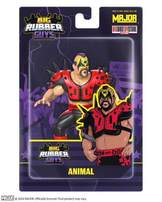 2025 Major Wrestling Figure Podcast Big Rubber Guys Animal [Exclusive]