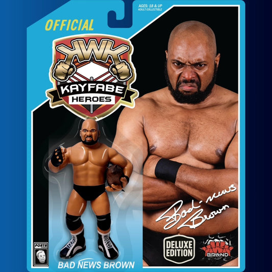 KWK Kayfabe Heroes Deluxe Edition Bad News Brown