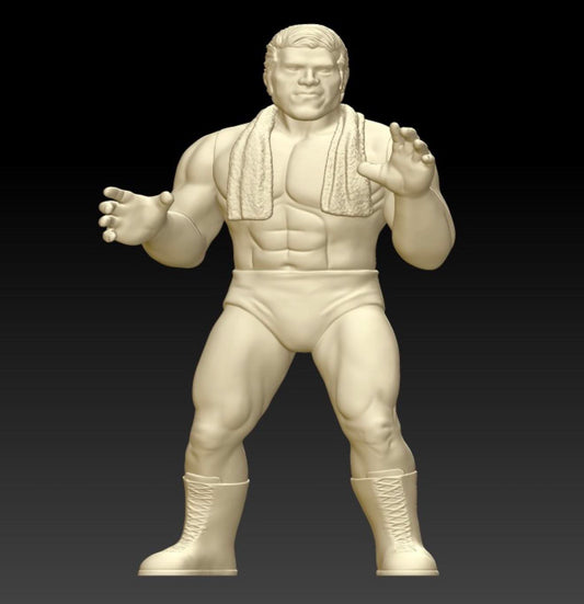 LaToonie Wrestling Wrestlematic Series 4.5" Scale Antonio Inoki
