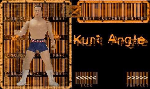 Unreleased WWE Jakks Pacific Bone Crunching Kurt Angle