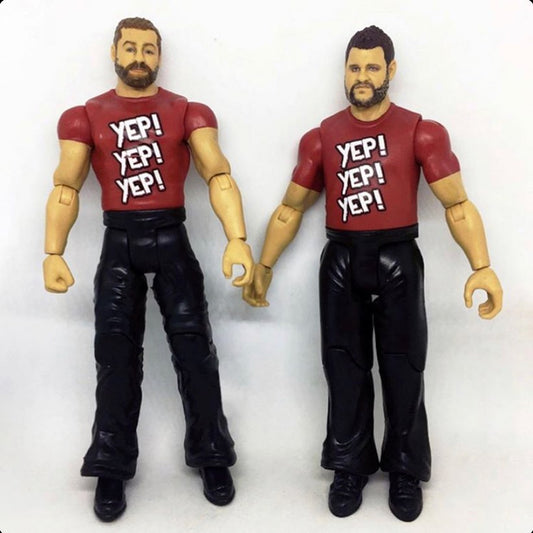 Unreleased WWE Mattel Basic Battle Packs Series 58 Sami Zayn & Kevin Owens