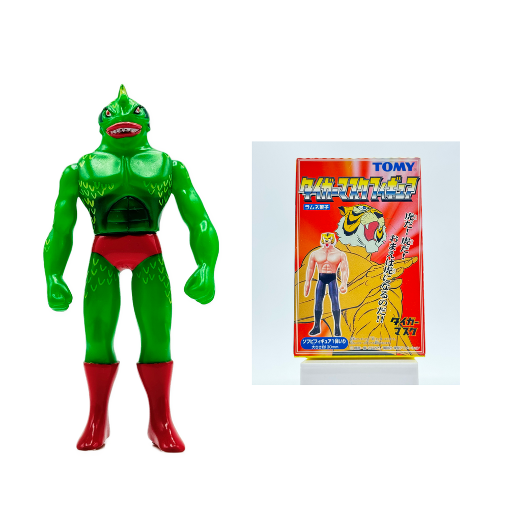 2002 TOMY Tiger Mask Anime Blind Box Sofubi Piranian