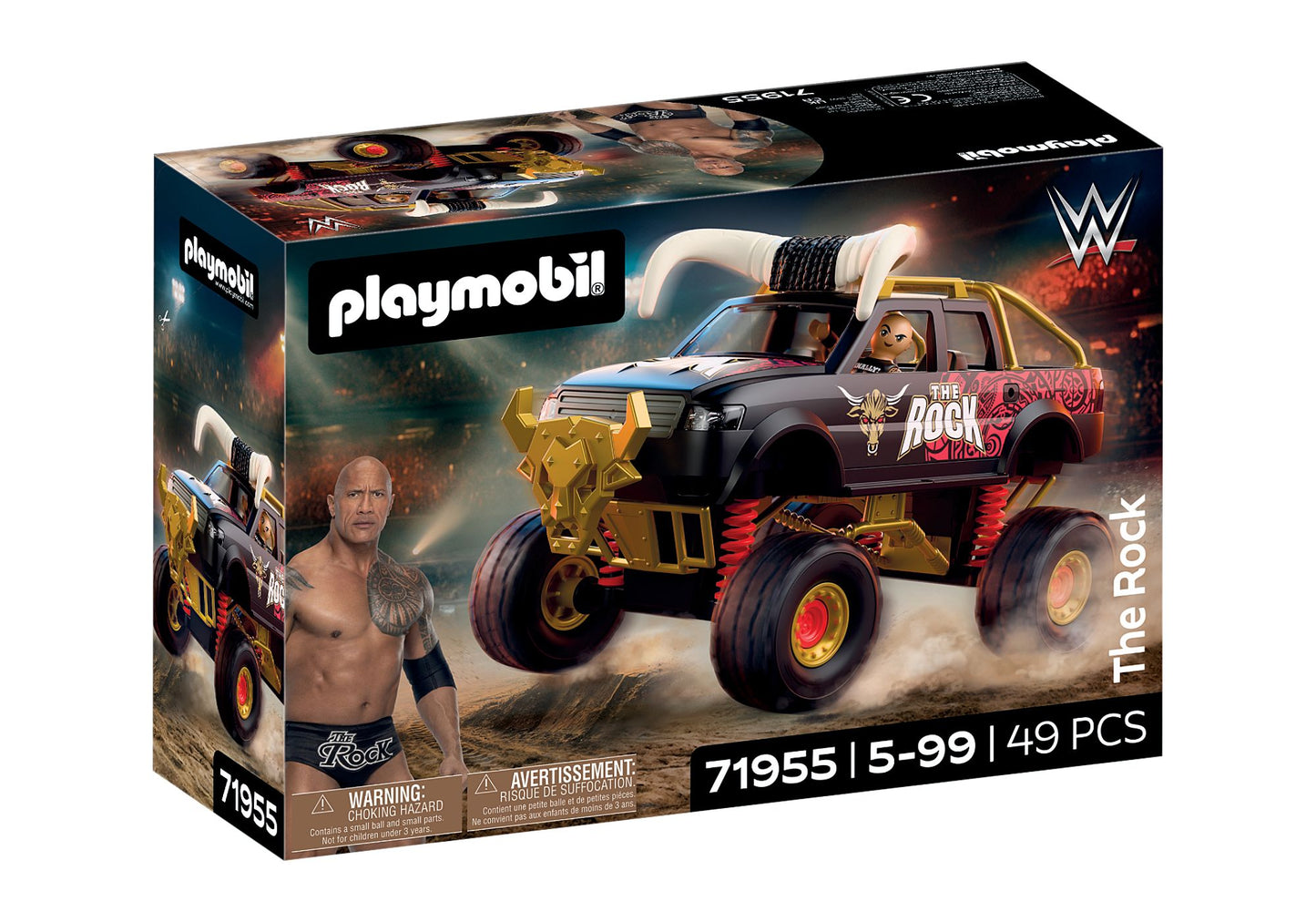 2026 WWE Playmobil The Rock Monster Trunk