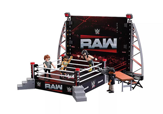 2026 WWE Playmobil Raw Ring Collectors Set [With Seth Rollins & CM Punk]
