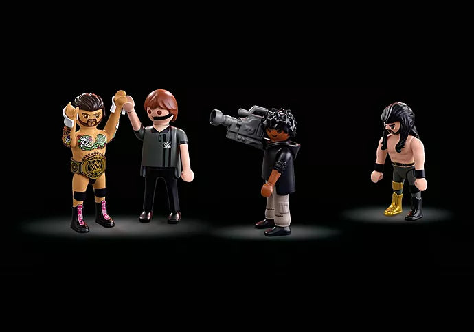 2026 WWE Playmobil Raw Ring Collectors Set [With Seth Rollins & CM