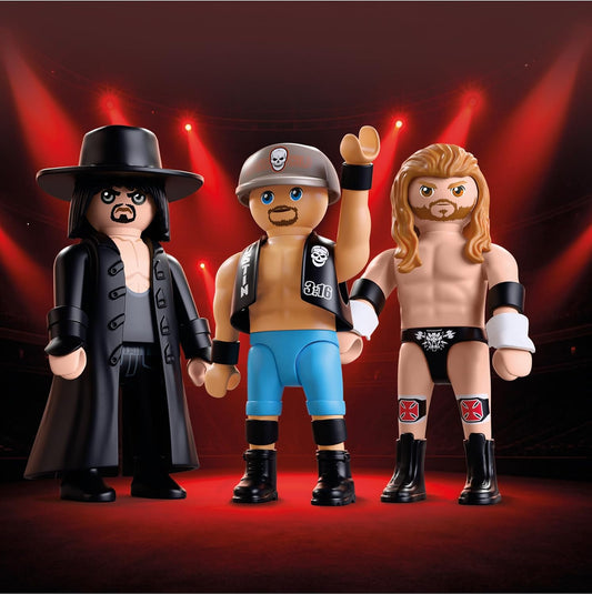 2026 WWE Playmobil 3-Pack: Undertaker, "Stone Cold" Steve Austin & Triple H